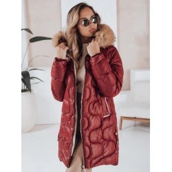 Moteriška žieminė bordo spalvos striukė Varel