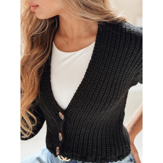 Moteriškas juodas megztinis Lorel Moteriški megztiniai