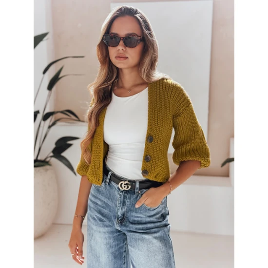 Moteriškas oranžinis megztinis Lorel Moteriški megztiniai