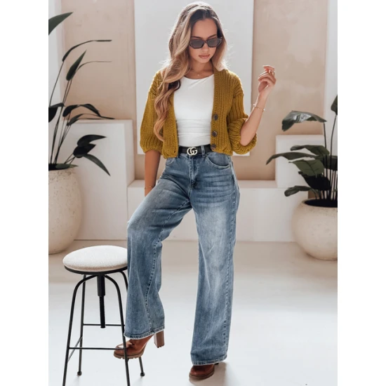 Moteriškas oranžinis megztinis Lorel Moteriški megztiniai