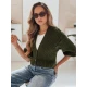 Moteriškas tamsiai žalias megztinis Lorel Moteriški megztiniai