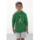 Vaikiškas žalias džemperis Meškinas su kamuoliu Džemperiai vaikams