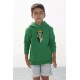 Vaikiškas žalias džemperis Žaliai balti Džemperiai vaikams
