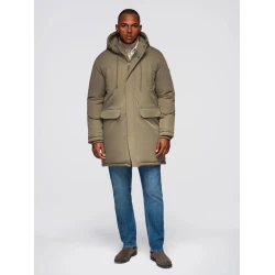 Vyriška ilga chaki spalvos striukė Fend