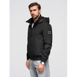 Vyriška juoda striukė Kenit