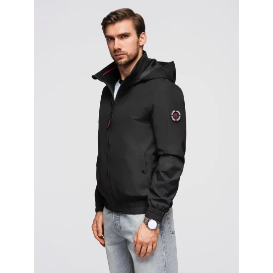 Vyriška juoda striukė Kenit Vyriškos Striukės ir Paltai