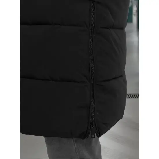 Vyriška juodos spalvos žieminė striukė Fred JS/25M9803/392