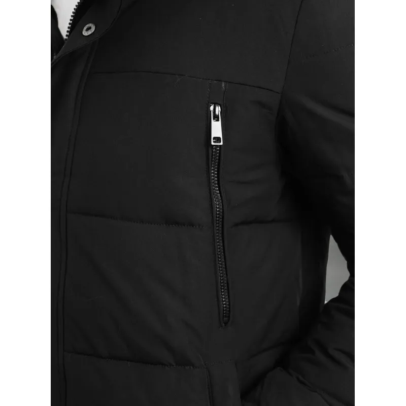 Vyriška juodos spalvos žieminė striukė Fred JS/25M9803/392