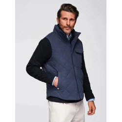 Vyriška tamsiai mėlyna liemenė Janex