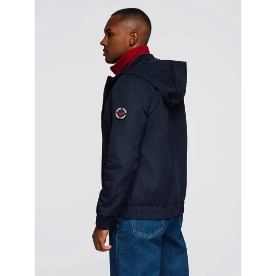 Vyriška tamsiai mėlyna striukė Kenit Vyriškos Striukės ir Paltai