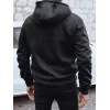 Kobaltowy męski sweter Brooklyn Bluzy z napisami