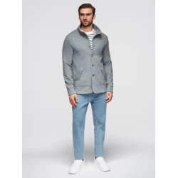 Vyriškas pilkas džemperis Leo