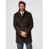 Men's dark brown coat Elegant Coats