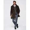 Men's dark brown coat Elegant Coats