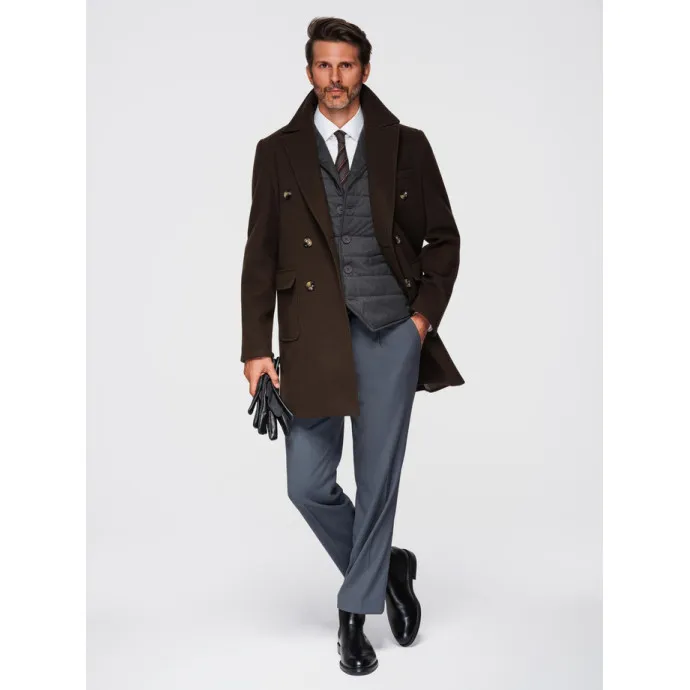 Men's dark brown coat Elegant Coats
