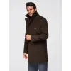 Men's dark brown coat Elegant Coats