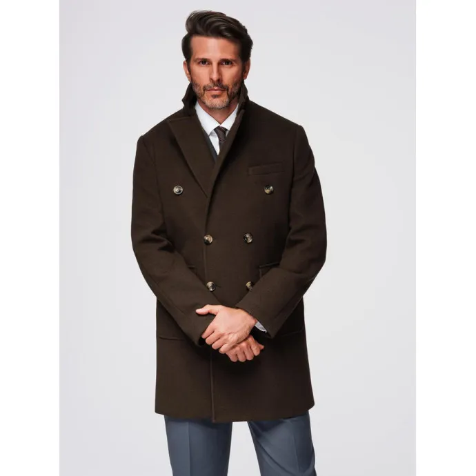 Men's dark brown coat Elegant Coats
