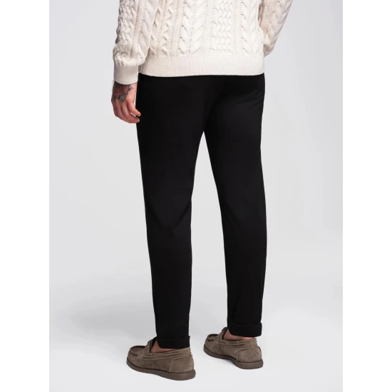 Vyriškos juodos spalvos kelnės Sence Klasikinės kelnės