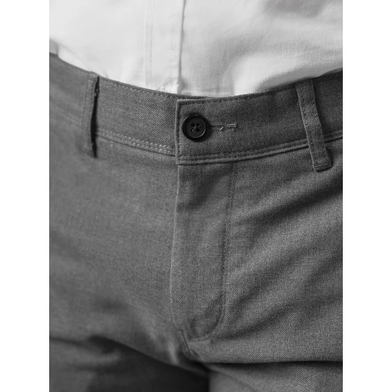 Vyriškos tamsiai pilkos chino kelnės Reno Klasikinės kelnės