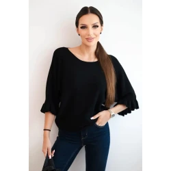 Moteriškas juodas megztinis Avril