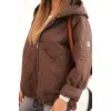 Women's brown stirrup Evelin Women's jackets