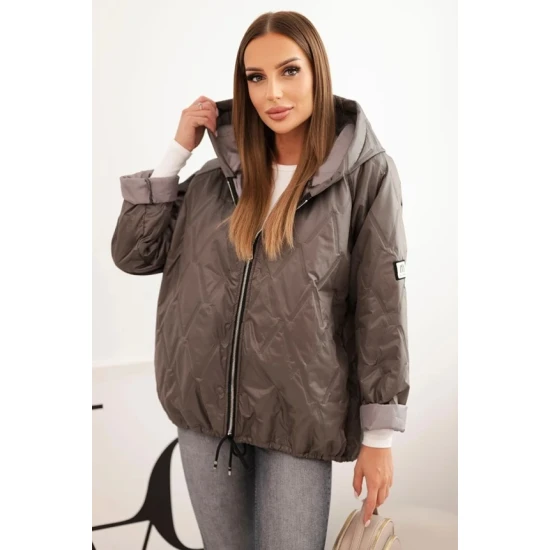 Moteriška šviesiai rudos spalvos strtiukė Evelin Moteriškos striukės