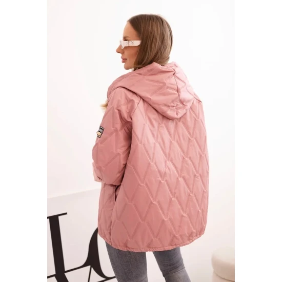 Moteriška rožinės spalvos strtiukė Evelin Moteriškos striukės