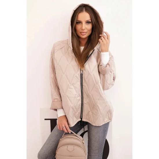 Moteriška šviesiai rusvos spalvos strtiukė Evelin Moteriškos striukės