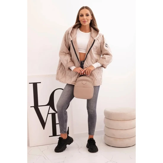 Moteriška šviesiai rusvos spalvos strtiukė Evelin Moteriškos striukės