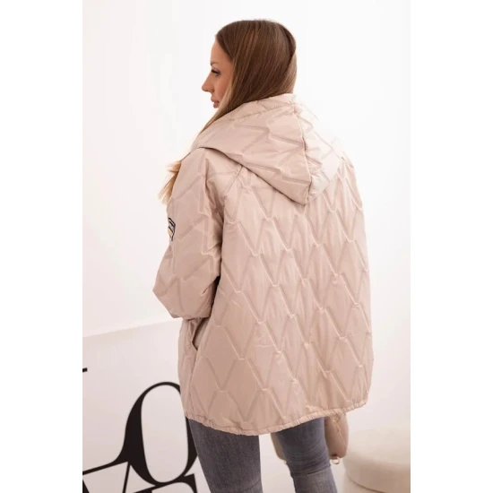 Moteriška šviesiai rusvos spalvos strtiukė Evelin Moteriškos striukės