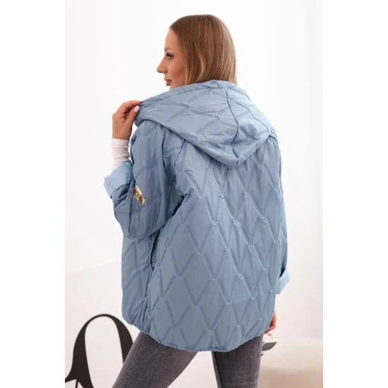 Moteriška šviesiai mėlynos spalvos strtiukė Evelin Moteriškos striukės