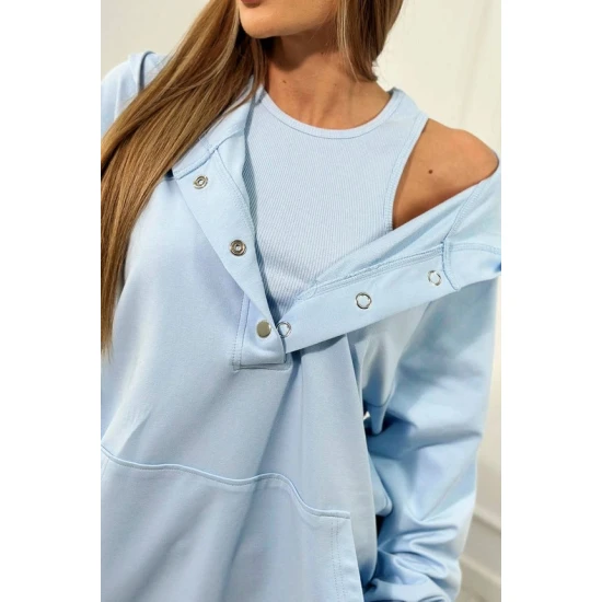 Moteriškas mėlynas 3 dalių komplektas Kimi Moteriški komplektai