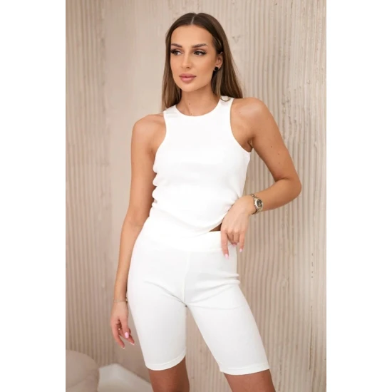 Moteriškas baltas 3 dalių komplektas Kimi Moteriški komplektai