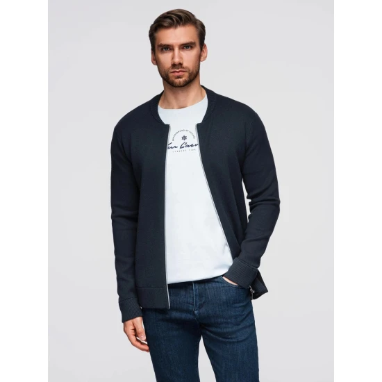 Vyriškas tamsiai mėlynas megztinis Airin Megztiniai