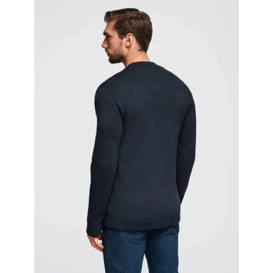 Vyriškas tamsiai mėlynas megztinis Airin Megztiniai