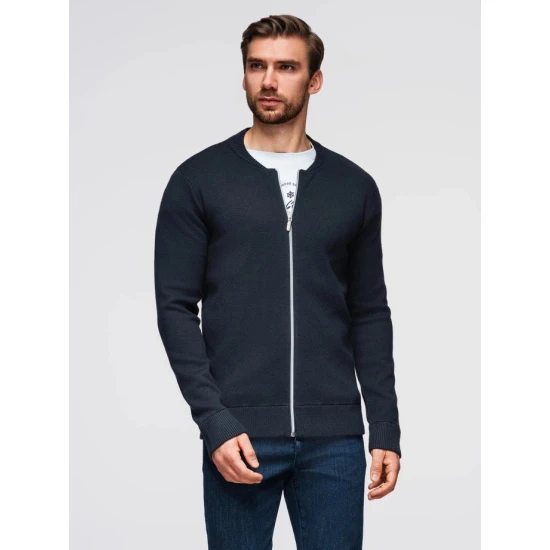 Vyriškas tamsiai mėlynas megztinis Airin Megztiniai