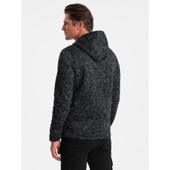 Vyriškas tamsiai pilkos spalvos džemperis su gobtuvu One Džemperiai su gobtuvu