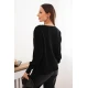 Moteriškas juodos spalvos megztinis Biank Moteriški megztiniai