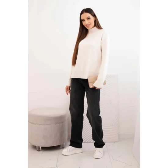 Moteriškas rusvos spalvos megztinis Soni Moteriški megztiniai