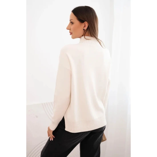 Moteriškas rusvos spalvos megztinis Soni Moteriški megztiniai