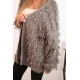 Moteriškas pilkai rudas kardiganas Uma Moteriški megztiniai