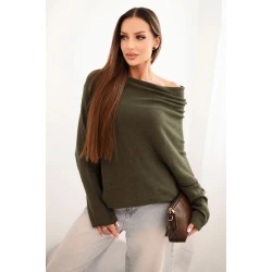 Moteriškas chaki megztinis Anit