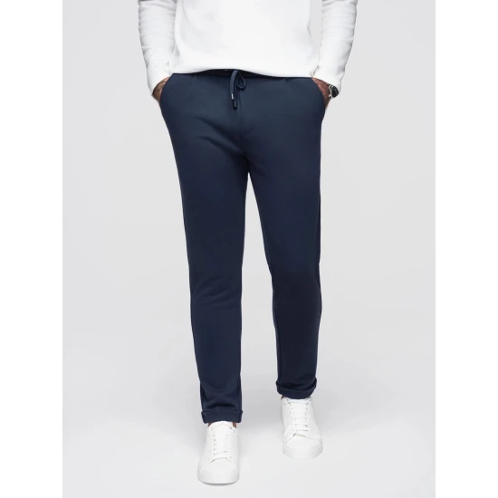 Vyriškos tamsiai mėlynos spalvos kelnės Sence Klasikinės kelnės