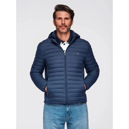 Vyriška tamsiai mėlyna striukė Bond Vyriškos Striukės ir Paltai