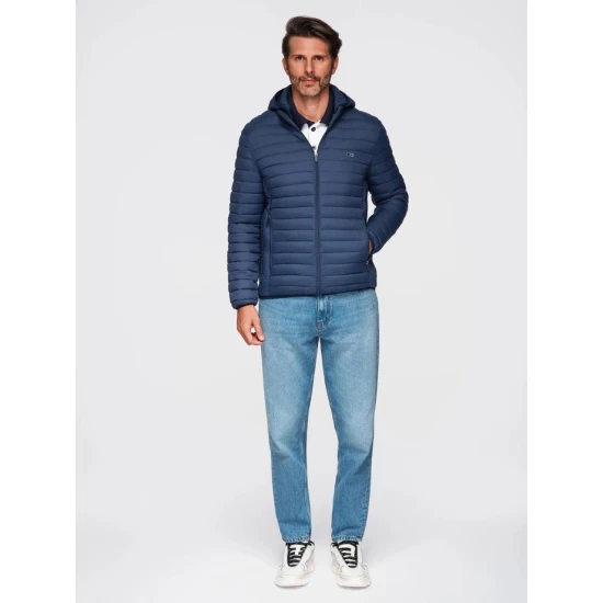 Vyriška tamsiai mėlyna striukė Bond Vyriškos Striukės ir Paltai