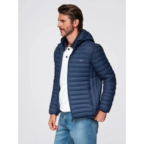 Vyriška tamsiai mėlyna striukė Bond Vyriškos Striukės ir Paltai