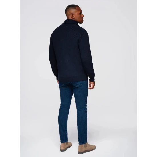 Vyriškas tamsiai mėlynas megztinis Roy Megztiniai