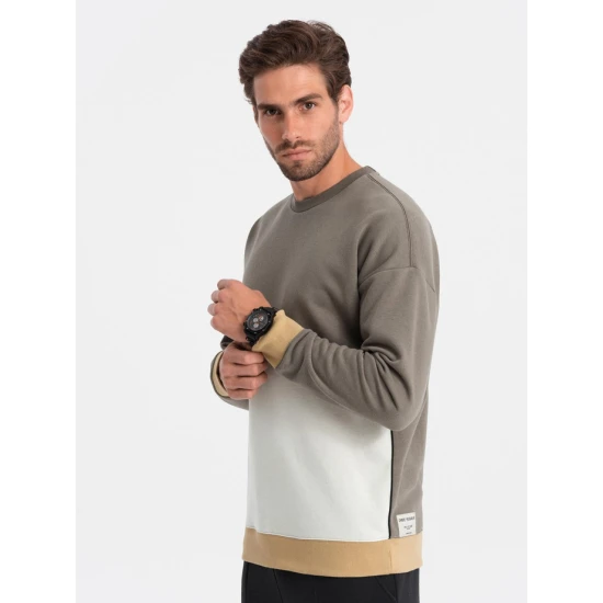 Vyriškas chaki spalvos džemperis Tomson Džemperiai be gobtuvo