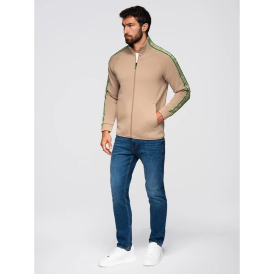 Vyriškas šviesiai rudos džemperis Performance Džemperiai be gobtuvo