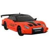 Nuotoliniu būdu valdomas sportinis automobilis R/C 1:24 oranžinės spalvos keičiamais ratais Radijo bangomis valdomi žaislai